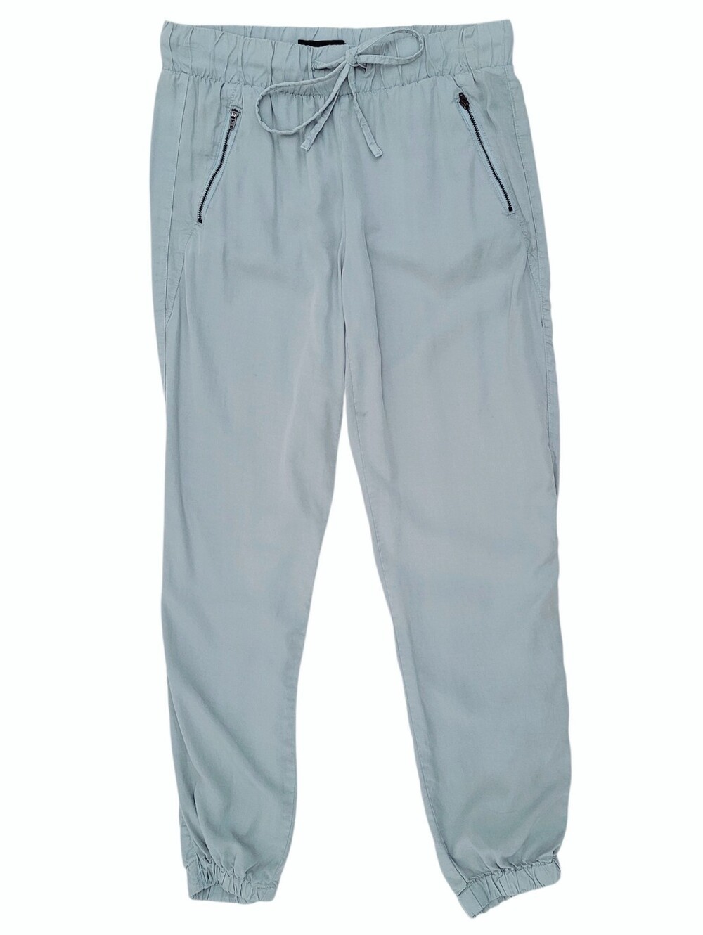 Sanctuary Tencel Zip Pocket Joggers Pants Green Casual Relaxed Fit Women's Small